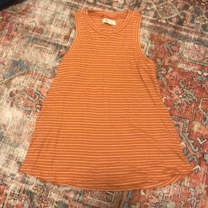 Madewell XS orange stripe tank